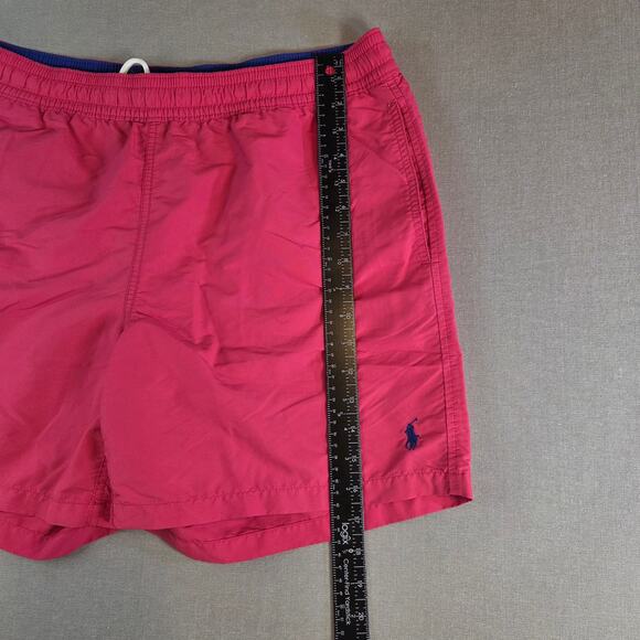 Polo Ralph Lauren Pink Swim Trunks Men’s L Nylon Mesh Lining Taiwan - Picture 11 of 15